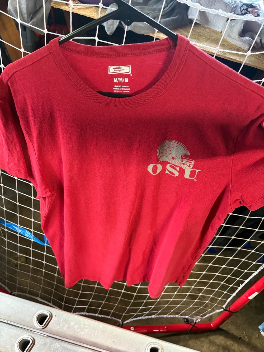 Tailgate Red OSU Graphic Short Sleeve Tee - Women's